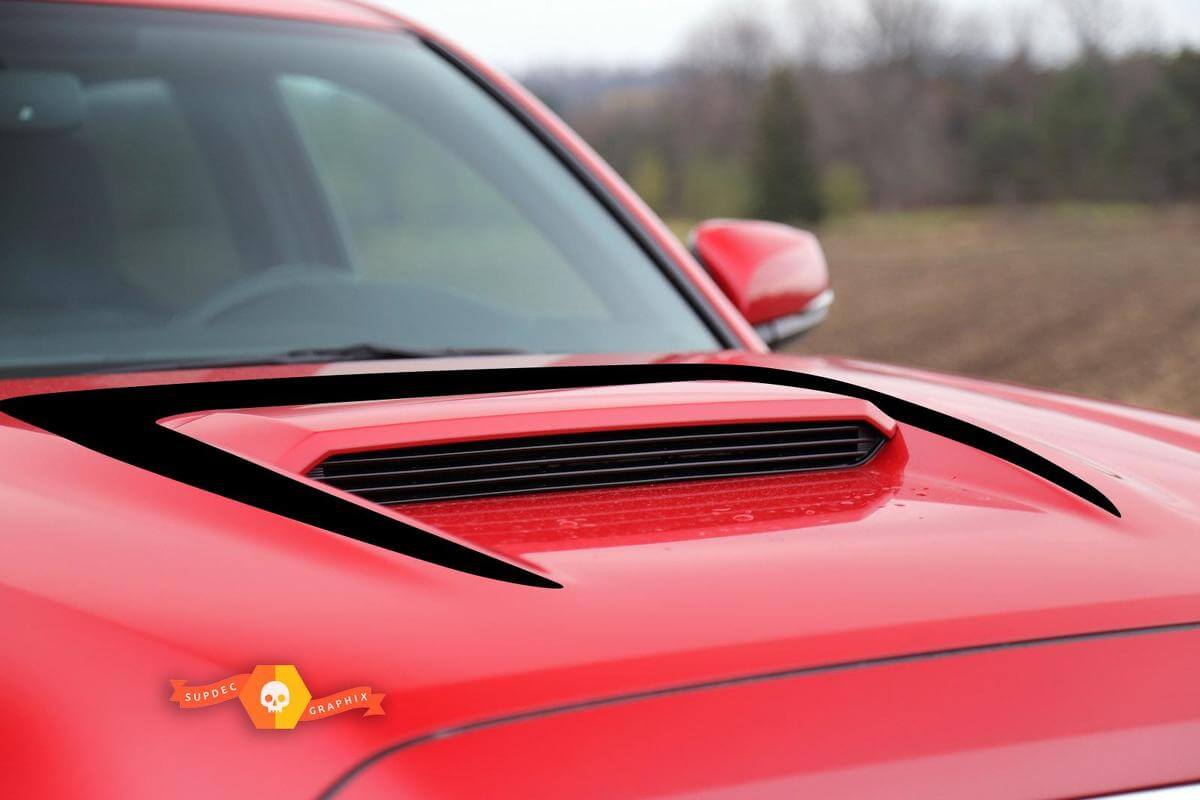 Blackout Hood Scoop Vinyl Decal For Toyota Tacoma 4Runner 2015-2019 