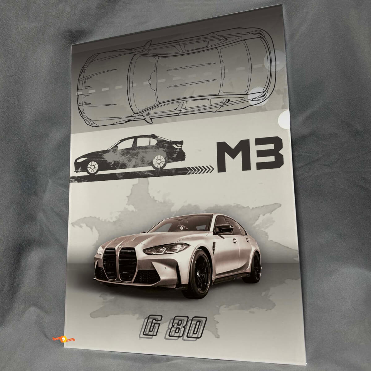 Custom M3 G80 Glossy Acrylic Garage Wall Art Panel for BMW fans