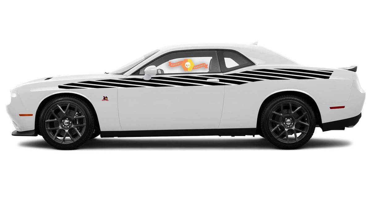 Full Length Bodyline Racing Stripe Kit 2 for Dodge Challenger