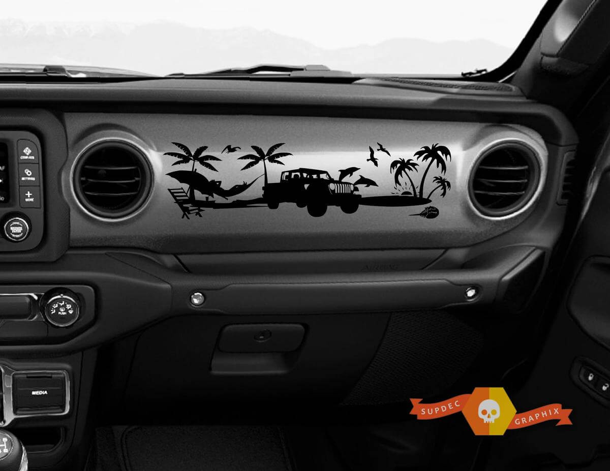 Sticker Decal Vinyl Toi Moana Papamahi mo Jeep JT Rubicon Gladiator