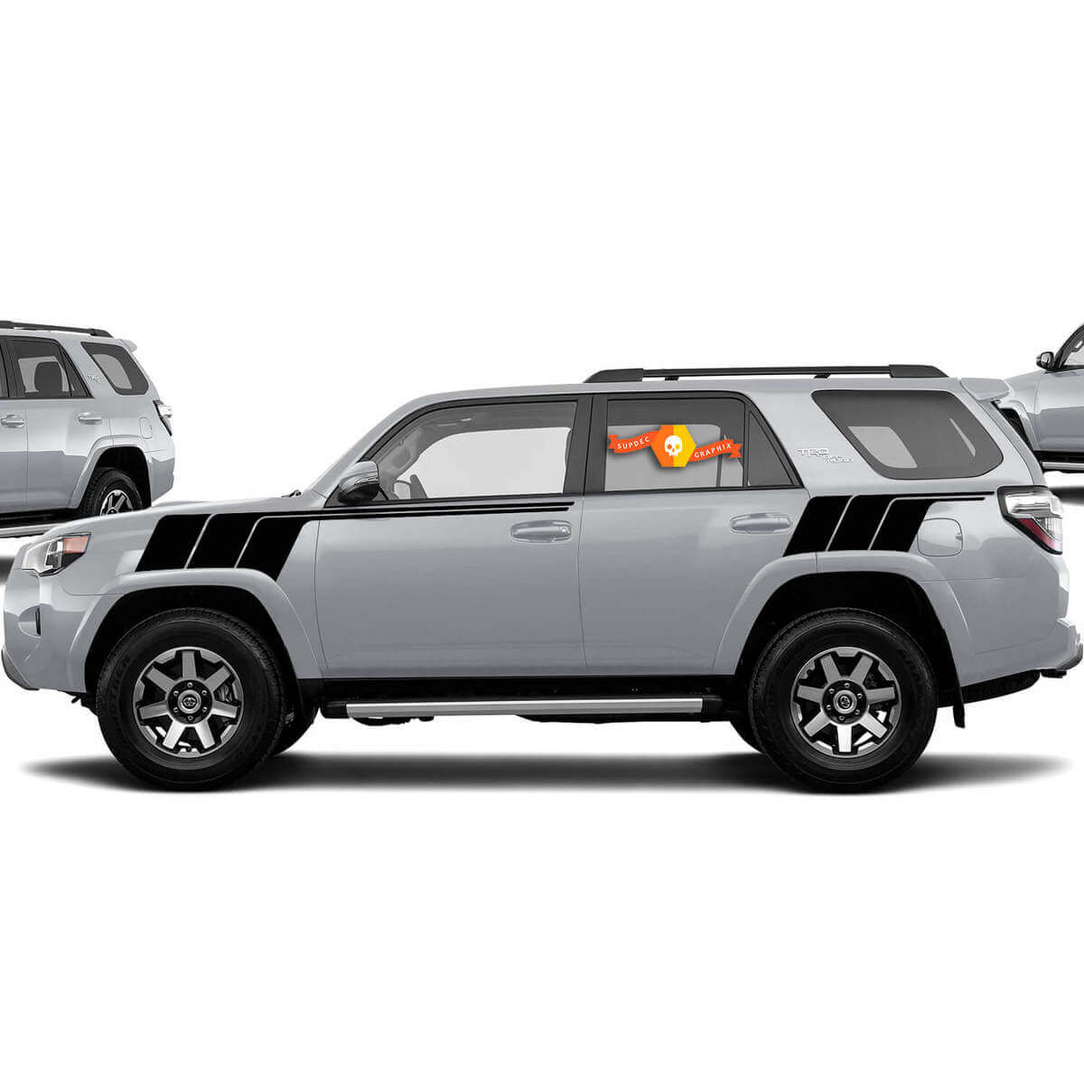 Retro Style Stripes Side Vinyl Decal Sticker for Toyota 4Runner