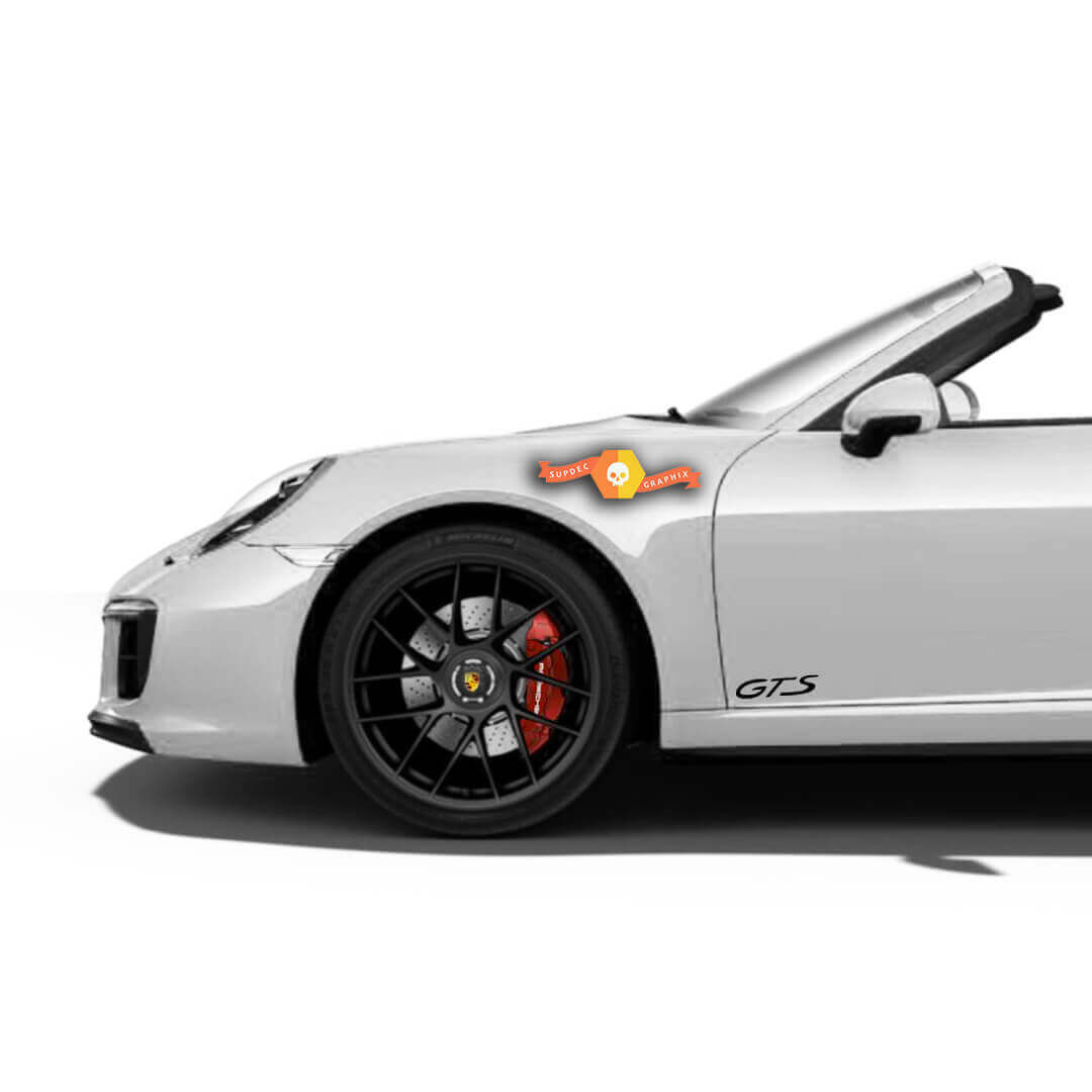 GTS Side Door Vinyl Decal Sticker Kit for Porsche 911