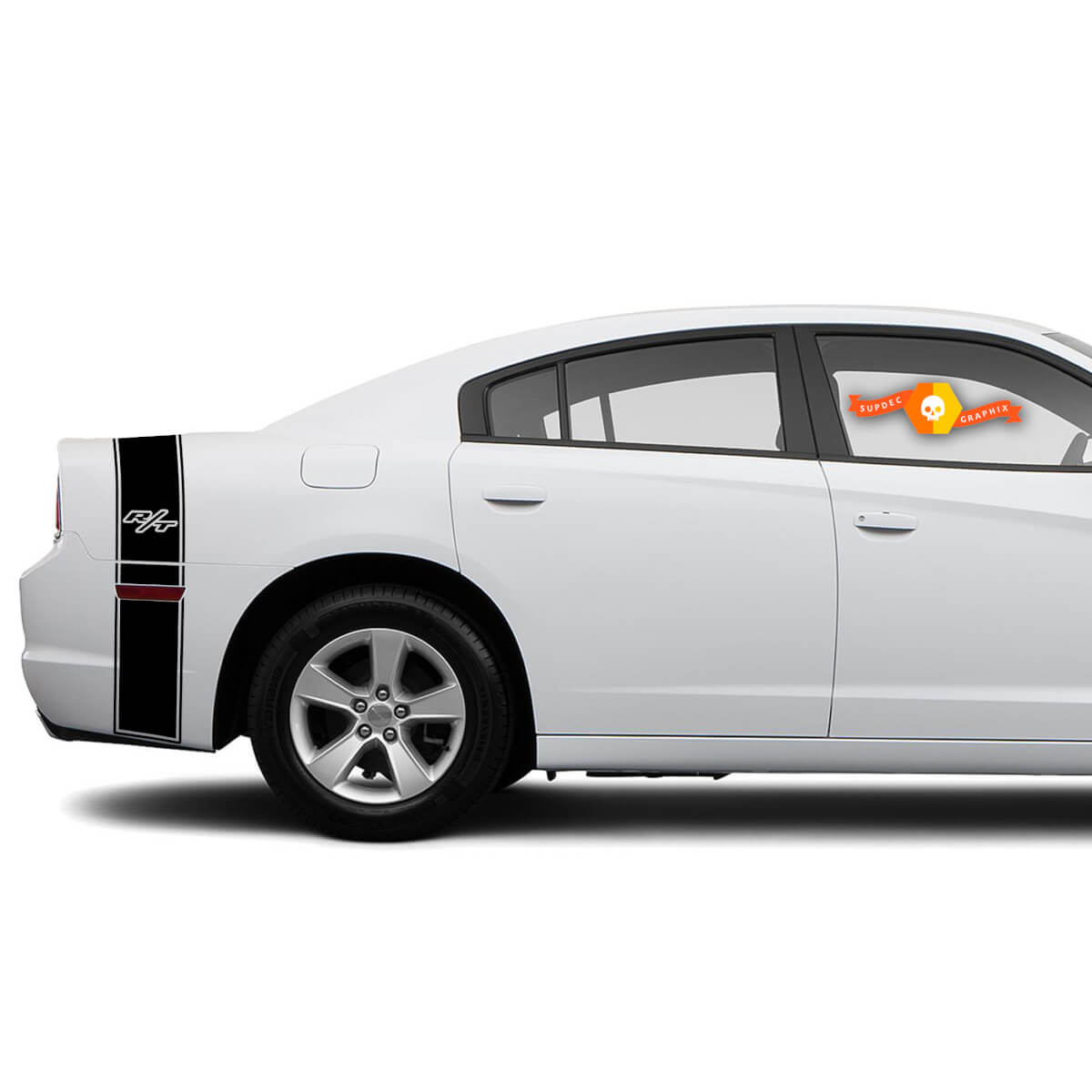 RT R/T Dodge Charger Trunk Band Decal Sticker Complete Graphics Kit fits to models New 2011-2014
