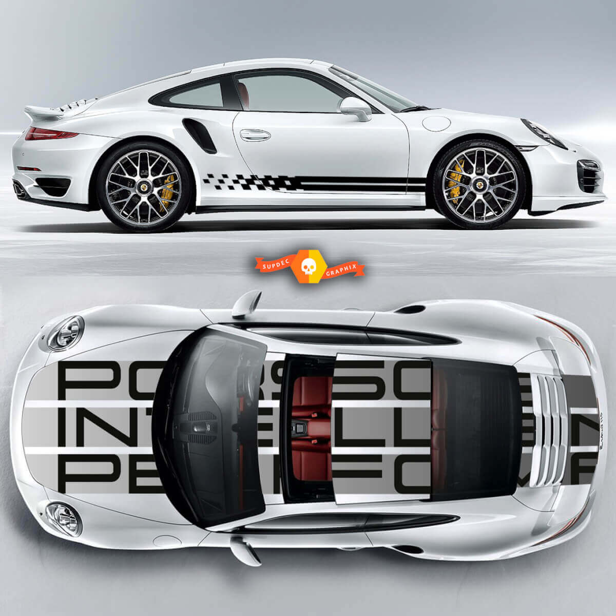 Endurance Racing Stripes Vinyl Decal Kit for Porsche 911 Carrera
