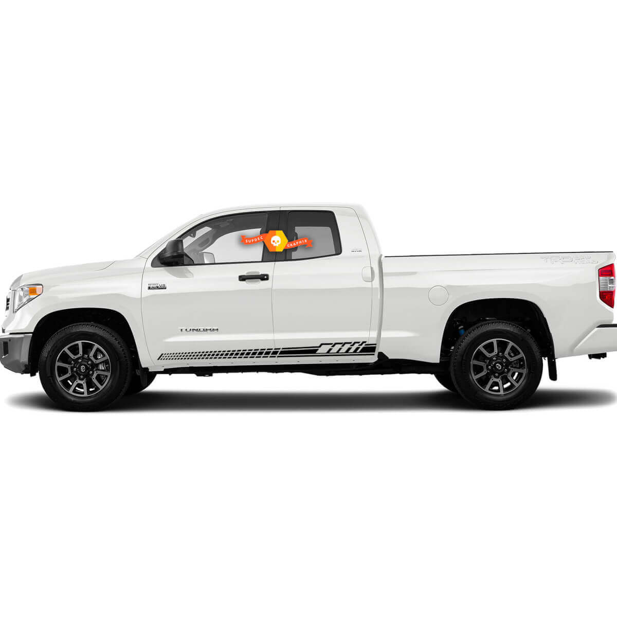 Car Decal Graphic Sticker Side Stripe Kit For Toyota Tundra
