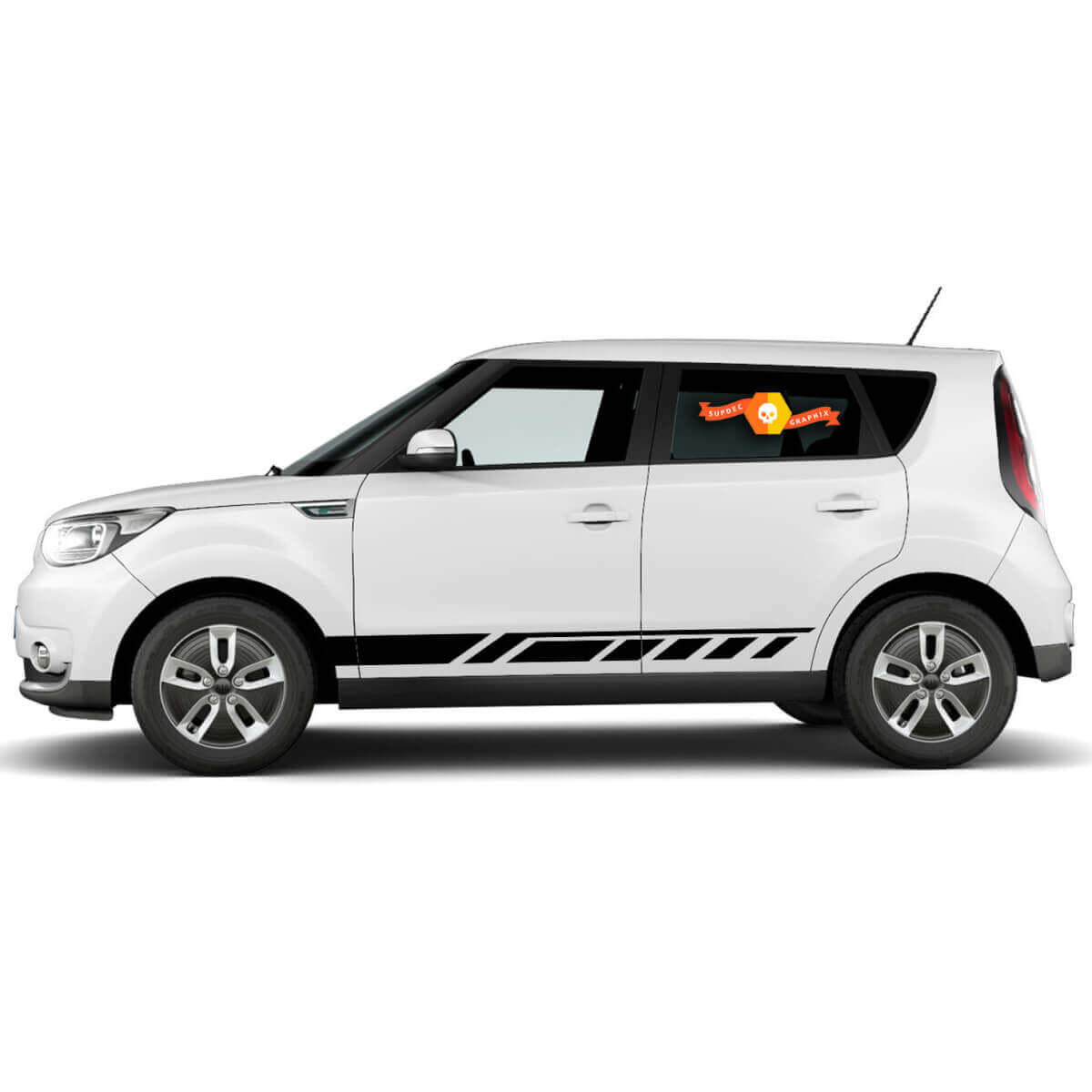 Car Decal Graphic Sticker Rocker Panel Stripes Side Kit For Kia Soul
