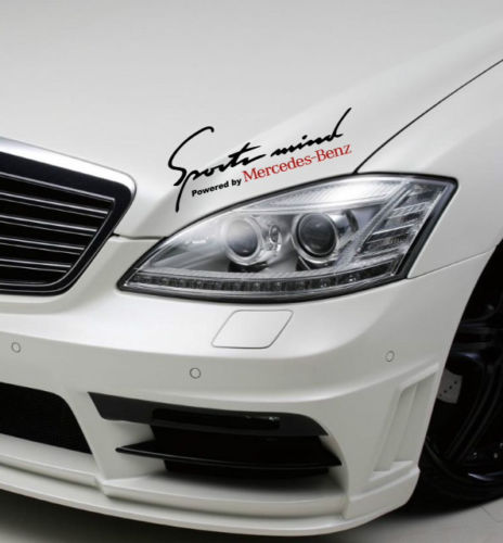 2 Sports Mind Powered by Mercedes Benz Sport Racing Decal sticker