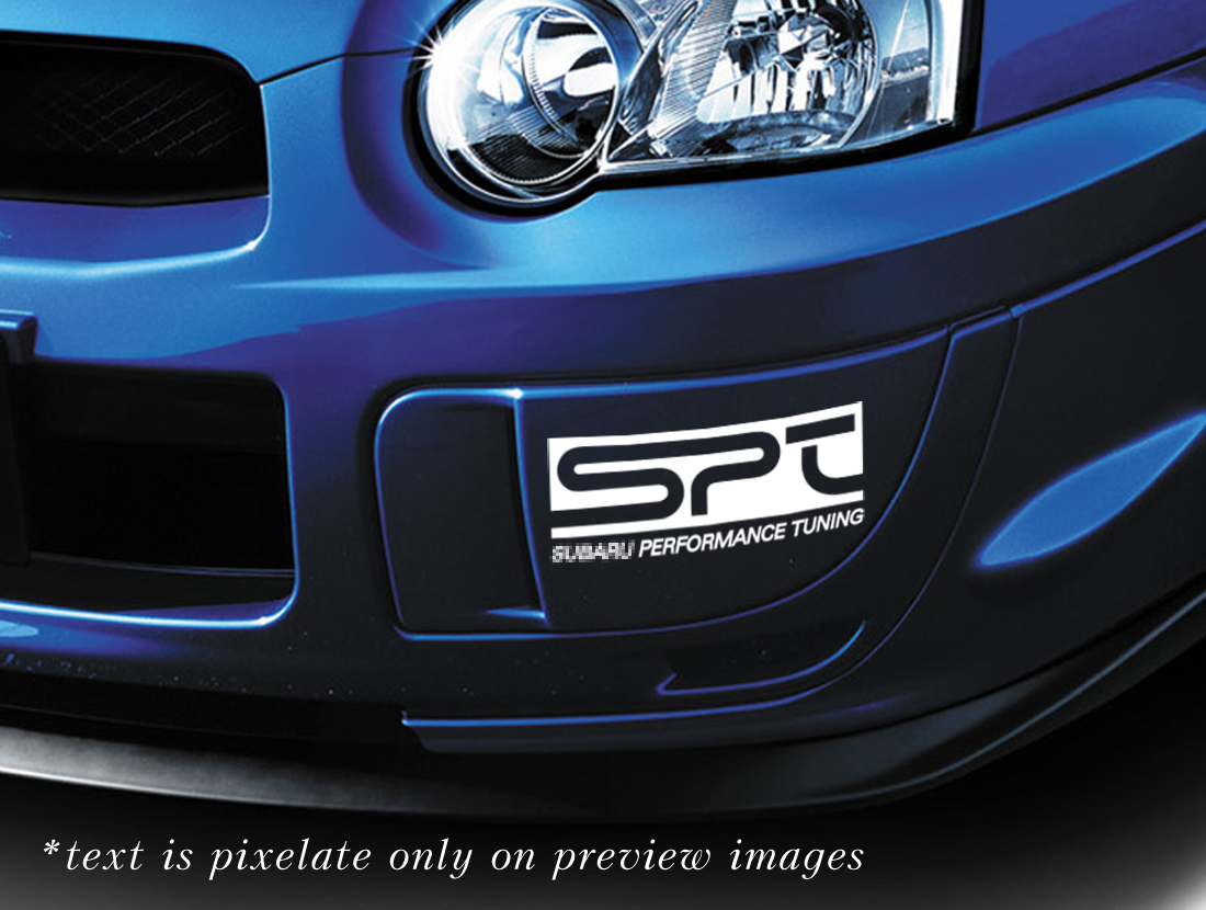 2x SPT Subaru Performance Tuning Motorsports Racing Vinyl Sticker Decal fits to Impreza BRZ WRX Legacy