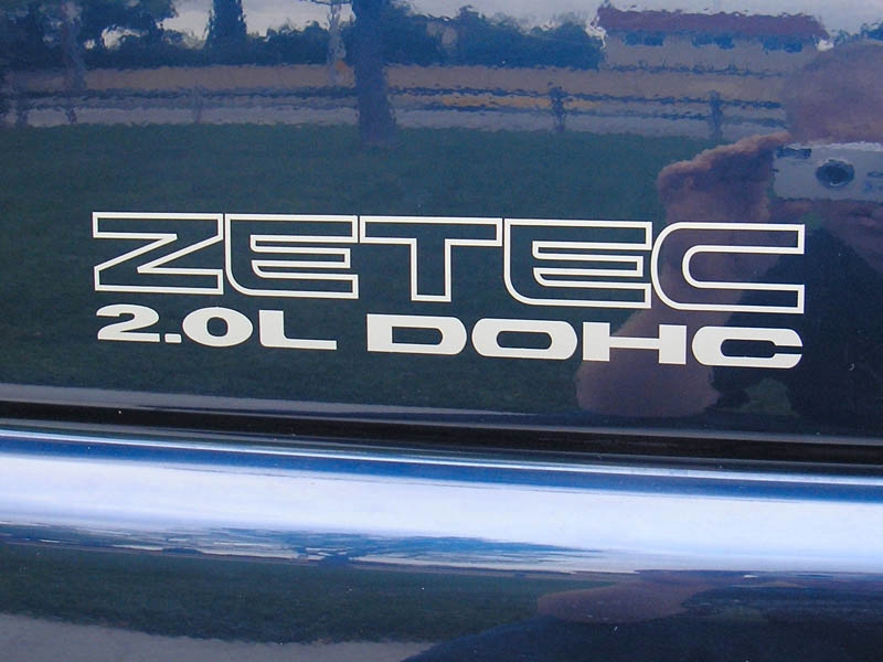 2 ZETEC 2.0L DOHC Emblem Decals 1997-2002 Ford Escort ZX2 97-02