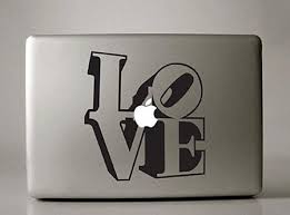 Love MacBook Decal Sticker