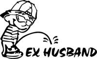 Pee on ex husband