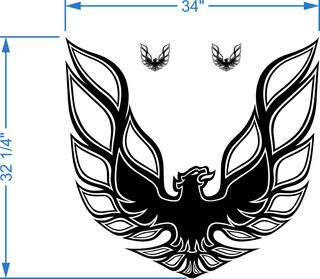 Kit Firebird Trans Am Hood Bird Decal Graphic Pontiac