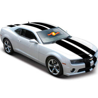 2010 - 2020 Chevy Camaro Tapered Double Rally Racing Stripes Decal 2012 2011 SS V6 1
 1