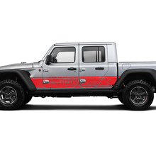 Jeep Gladiator Side Side Door unique Decal Contour Map Vinyl decal sticker Graphics kit for JT 2018-2021 Custom Text
 3