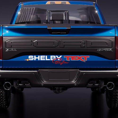 Autocollant vinyle graphique pour hayon édition Shelby Baja pour Ford F-150 Raptor
