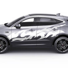 Jaguar E-Pace Side Flame Color Doors Graphics decal Logo sticker
 2