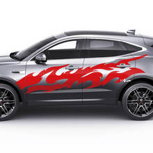 Jaguar E-Pace Side Flame Color Doors Graphics decal Logo sticker
 3