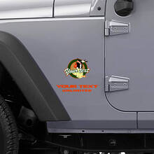 Custom Text & Logo Vinyl Decal Kit for Jeep Wrangler CJ_2