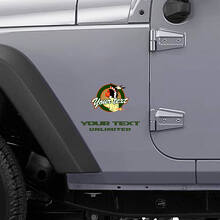 Custom Text & Logo Vinyl Decal Kit for Jeep Wrangler CJ_3