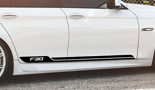 BMW stripes vinyl body Doors decal sticker logo bmw F30 F36 F32 series
