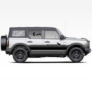 Side Door Decals Stickers for Ford Bronco 2021 - now badland
