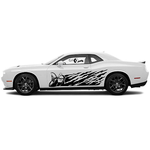 splash decals Side Vinyl Decals Stickers 3 for Dodge Challenger Charger