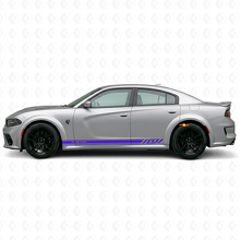 Racing Custom Side Stripes Vinyl Decal for Dodge Charger Electric _2