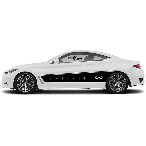 INFINITI LOGO Style Side Vinyl Decal Sticker for Infiniti Q50