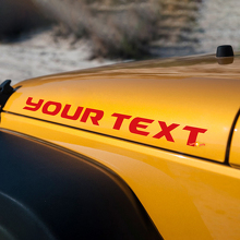 Custom Hood Vinyl Decal for Jeep Wrangler JK_3