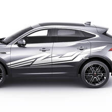 Jaguar E-Pace Side Doors Graphics Geometrical Style decal sticker
 2