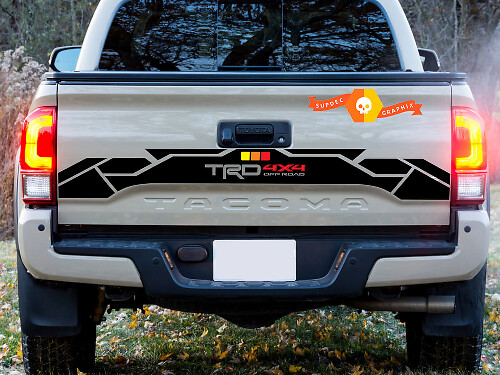 TRD Style Tailgate Vinyl Decal Sticker for Toyota Tacoma