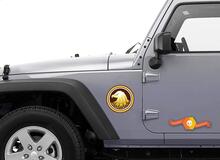 Jeep Wrangler Rubicon Golden-Eagle TJ YK JK Vinyl Sticker Decal
 2