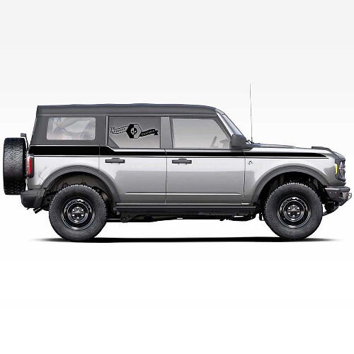 Accent Side Stripes Vinyl Decal for Musclecar horse 2021
