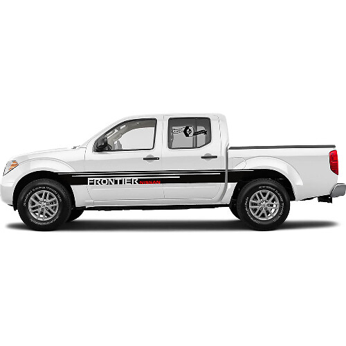 2 Nissan Frontier Accent Body Line Decal Sticker Graphic Side Stripe Doors two colour
