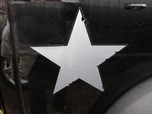 Distressed Military Star Vinyl Decal Kit for Jeep Wrangler