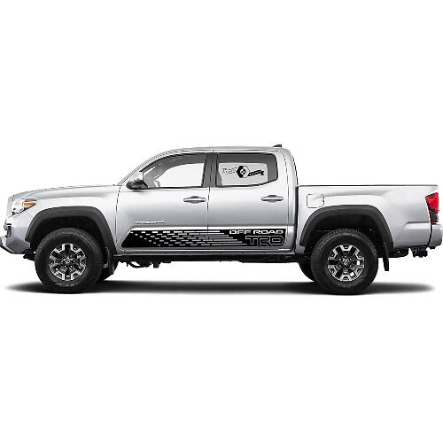 2 Decal sticker kit For Toyota Trd Off Road Tacoma Stripe Doors Wrap Rocker Panel Decal Sticker Graphic
