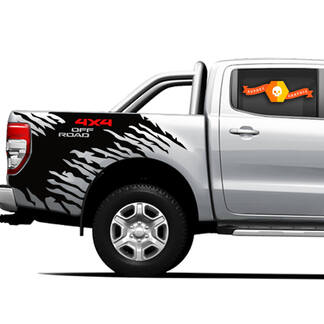 4x4 Off Road Truck Splash side bed Graphics Decals for Ford Ranger 4
