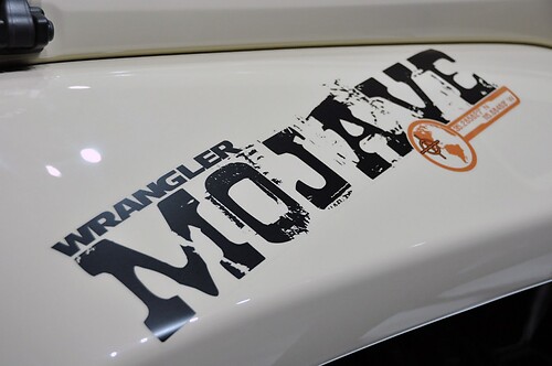 2 MOJAVE Jeep Wrangler Rubicon TJ YK JK Vinyl Stickers
