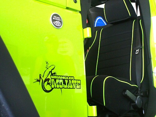 Mojave Vinyl Stickers 2 for Jeep Wrangler Rubicon TJ YK JK