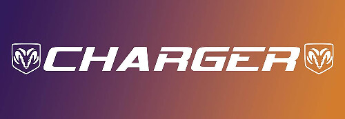 Windshield Banner Vinyl Decal Sticker for Dodge Charger