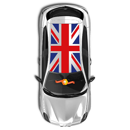 Vinyl Decals Stickers Alfa Romeo British flag roof New 2022
