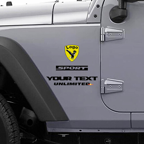 Bald Eagle Vinyl Sticker Decal for Jeep Wrangler Rubicon CJ YK JK_1