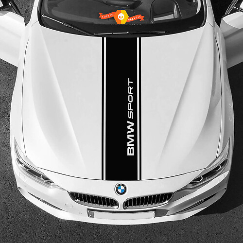 Vinyl Decals Graphic Stickers bmw hood in middle BMW Sport New
