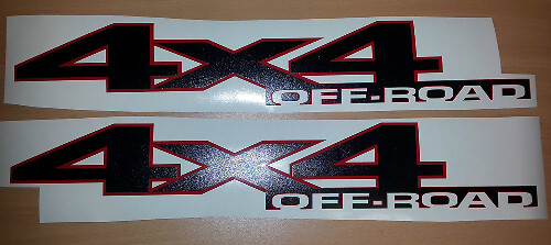 2 DODGE RAM 4x4 OFF ROAD POWER WAGON TRUCK Vinyl Decals Stickers