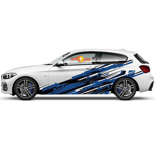 2 x Vinyl Decals Graphic Stickers side bmw 1 series 2015 big stylish
