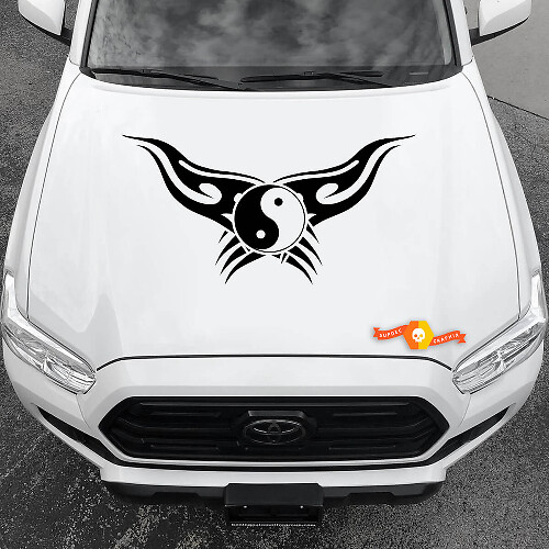 Vinyl Decals Graphic Stickers Car  hood New yin and yang abstract 2022
