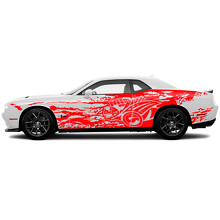 Super Bee Side Vinyl Decal Sticker for Dodge Challenger_2