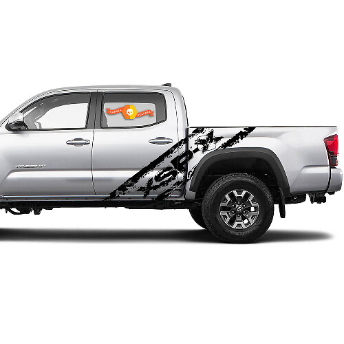 XSP-X Distressed Style Side Vinyl Decal Kit for Toyota Tacoma 