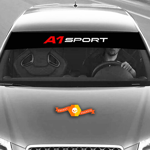 Vinyl Decals Graphic Stickers windshield A1 Sport Audi sunstrip Racing 2022
