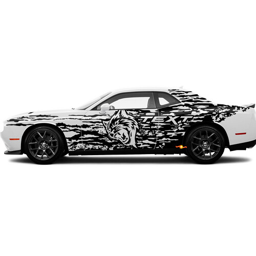 Wildcat Custom Splash Side Vinyl Decal Sticker for Dodge Charger
